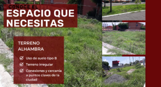 Terreno en Venta en Queretaro, frente fraccionamiento Alhambra