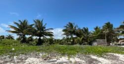 Frente al Mar terreno en la Costa Maya