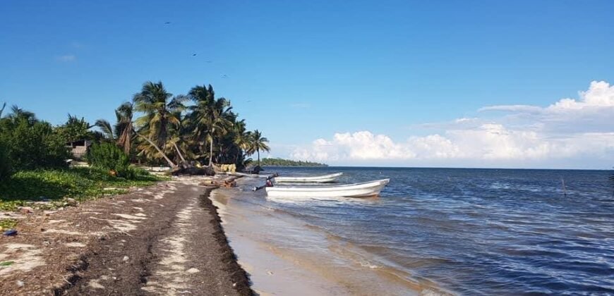 Frente al Mar terreno en la Costa Maya