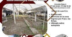 Terreno sobre autopista del Sol y fraccionamiento las Brisas, Temixco; Morelos.