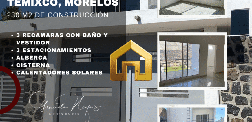 Casa en Fracc. las Brisas, Temixco; Morelos