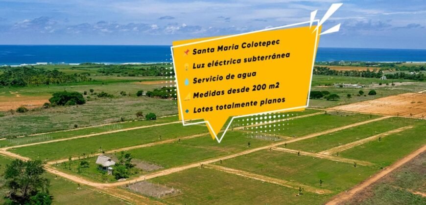 Lotes a solo 800 metros de Playa El Puertecito/ Fraccionamiento Rancho Las Palmas