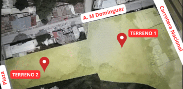 SE VENDEN DOS TERRENOS COMERCIALES CONTIGUOS -Frente a Carretera Nacional –