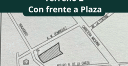 SE VENDEN DOS TERRENOS COMERCIALES CONTIGUOS -Frente a Carretera Nacional –