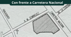 SE VENDEN DOS TERRENOS COMERCIALES CONTIGUOS -Frente a Carretera Nacional –