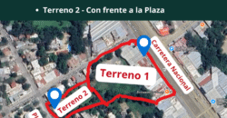 SE VENDEN DOS TERRENOS COMERCIALES CONTIGUOS -Frente a Carretera Nacional –
