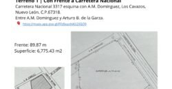 SE VENDEN DOS TERRENOS COMERCIALES CONTIGUOS -Frente a Carretera Nacional –