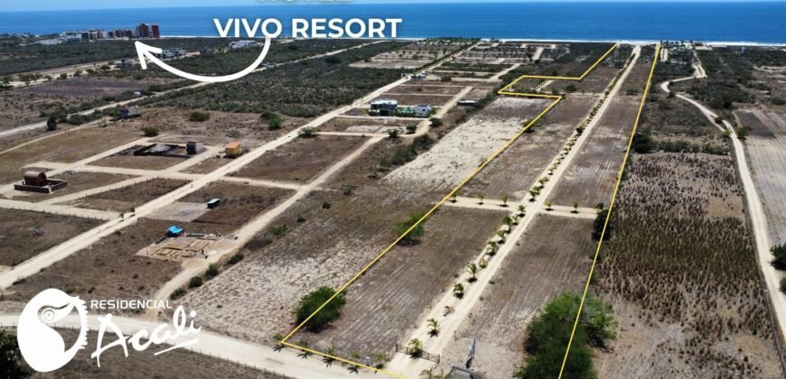 Lotes a unos pasos del mar en Playa Palmarito/ Fraccionamiento Acali Residencial