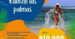 Lotes a solo 800 metros de Playa El Puertecito/ Fraccionamiento Rancho Las Palmas