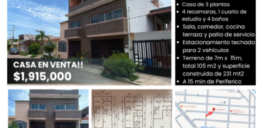 Casa en venta de 231 m2 de construccion!! en Fracc. Las Mercedes, Villahermosa, Tab. ¡La oportunidad que estabas esperando! por $1,915,000