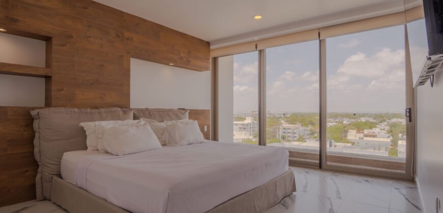 Departamento en venta Cancún amueblado – 2 recámaras con terraza y amenidades premium | Icono Towers