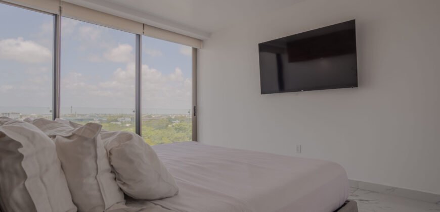 Departamento en venta Cancún amueblado – 2 recámaras con terraza y amenidades premium | Icono Towers