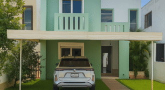Casa en venta en Gran San Pedro Cholul con terraza y jardín amplio