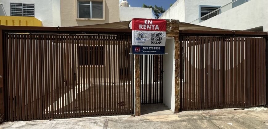 Casas en renta en Gran San Pedro Cholul de tres habitaciones