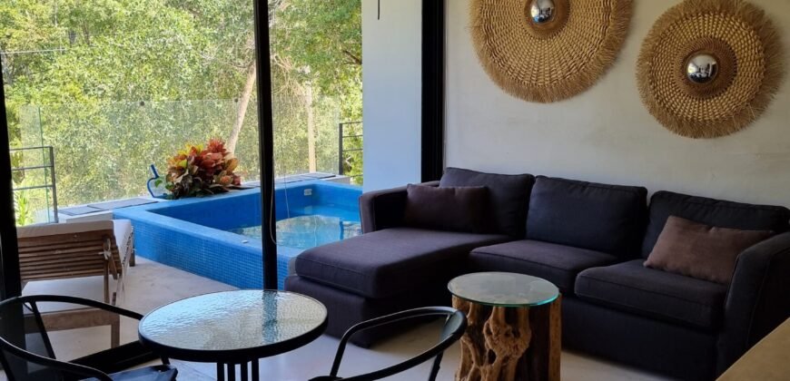 Departamento en Venta con Terraza y Plunge Pool – La Veleta Tulum | $3,500,000 MXN