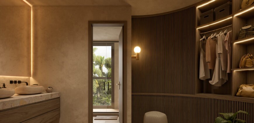 Casa de Lujo en Preventa – Arcana Tulum | 4 Recámaras, Alberca y Cine Privado