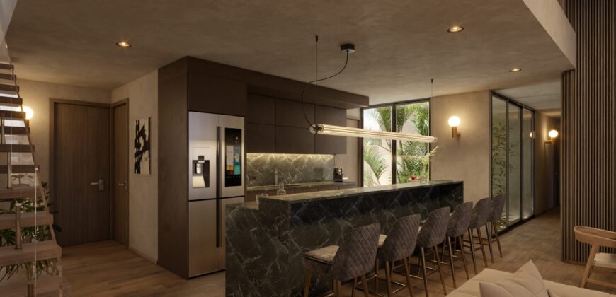 Casa de Lujo en Preventa – Arcana Tulum | 4 Recámaras, Alberca y Cine Privado