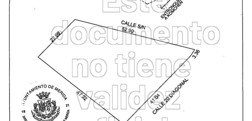 Terreno Comercial o para departamentos en Zona Country