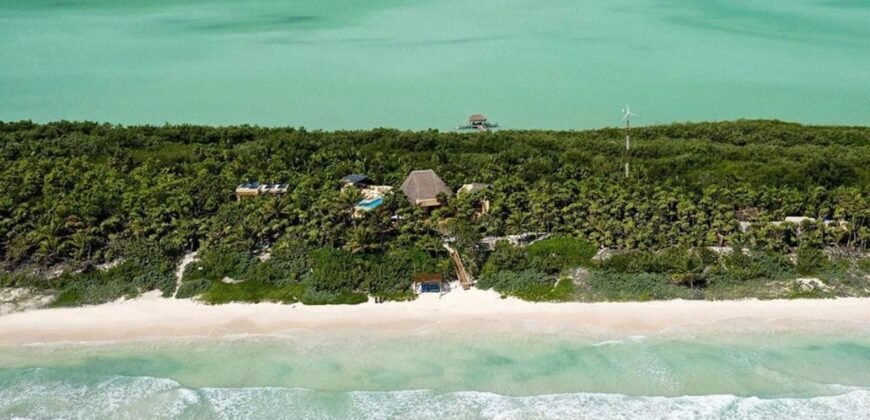 Terreno Frente al Mar y Laguna en la Reserva de Sian Ka’an – 2,180 m² Escriturado