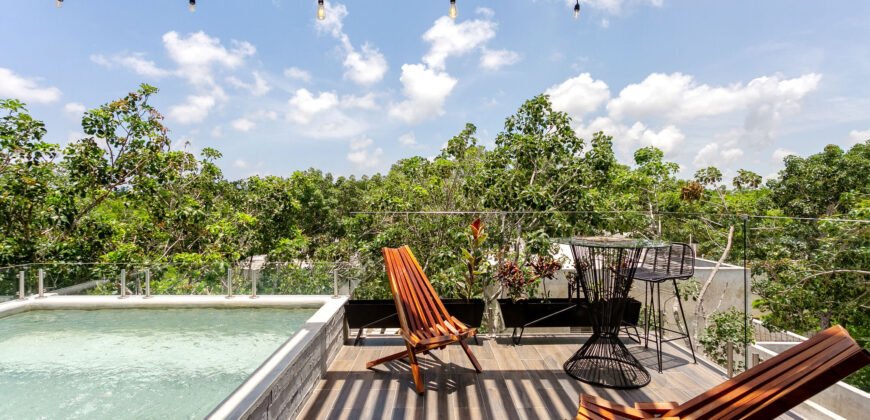 Estudio en Venta con Terraza y Plunge Pool – Región 15 Tulum | $2,450,000 MXN