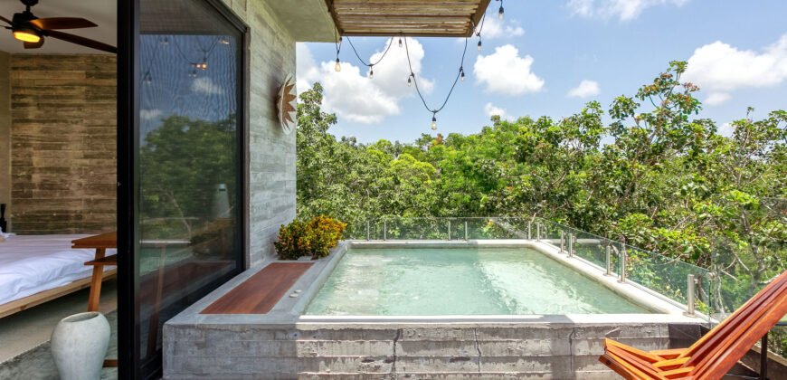 Estudio en Venta con Terraza y Plunge Pool – Región 15 Tulum | $2,450,000 MXN