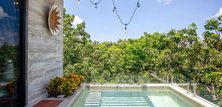Estudio en Venta con Terraza y Plunge Pool – Región 15 Tulum | $2,450,000 MXN
