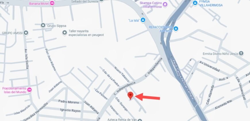 Casa en venta de 52 m2 de construcción!! en Cda de Independencia s/n, Col. Miguel Hidalgo, Villahermosa, Tab. por $995,000