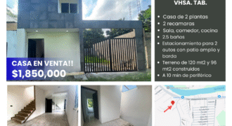Casa en venta!! 🚨 Gran oportunidad!!!, Carr. Buenavista Km 5, a un lado de Estrellas de Buena Vista y 10 minutos de Periférico!! Buena Vista km 5, Vhsa. 🏠💲 *1,850,000