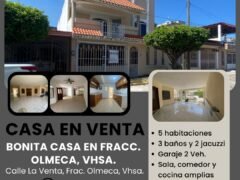 🏡 Casa en venta de 231 m2!! en Fracc. Olmeca, Vhsa., Tab. ¡La oportunidad que estabas esperando! por $2,345,000 🏡