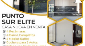 Casa Nueva en Punto Sur Elite, Tlajomulco. 306 Mts.