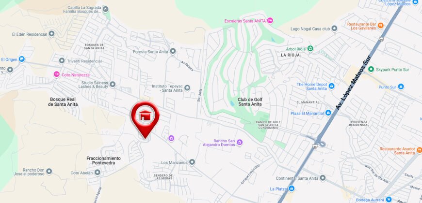 Hermosa Casa Nueva en Arbolada Bosques de Santa Anita, Tlajomulco. 236 Mts.