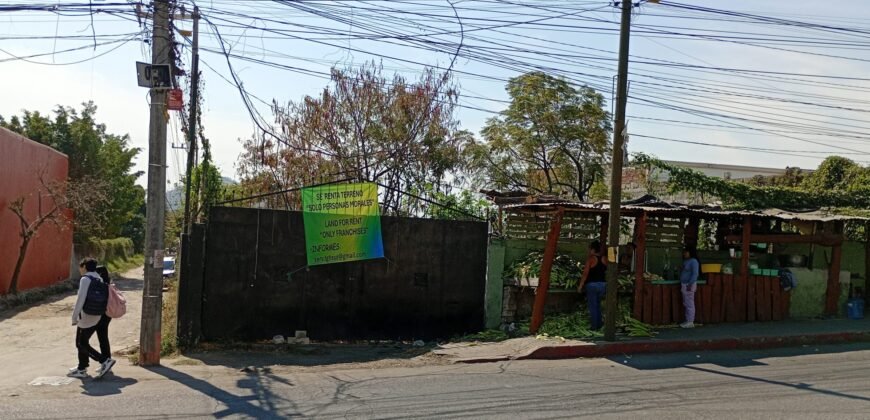 TERRENO EN RENTA TEMIXCO MORELOS