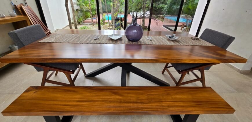 Casa amueblada 3 recámaras en renta con alberca privada en Senderos Sur