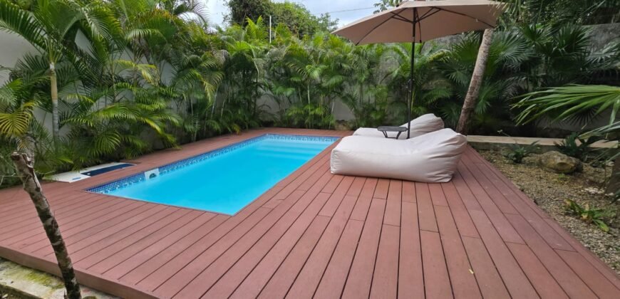 Casa amueblada 3 recámaras en renta con alberca privada en Senderos Sur