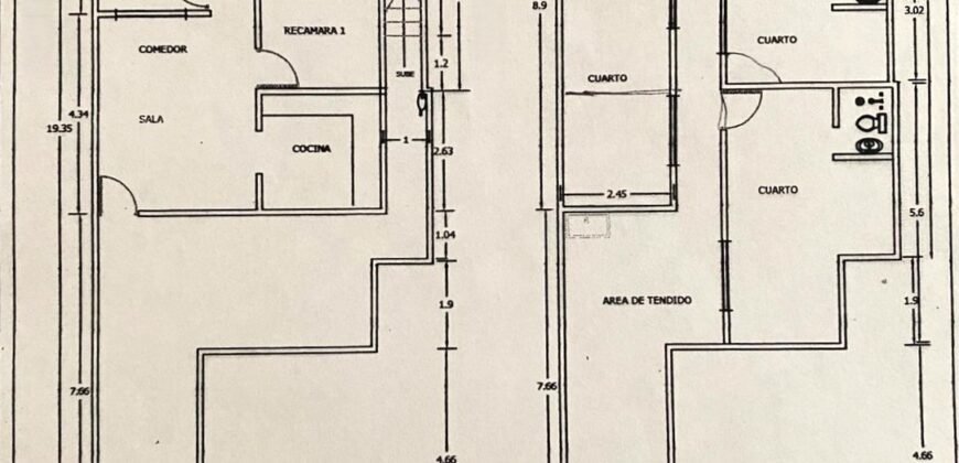 🏡 Casa en venta de 209 mt2 construidos!!! Céntrica, en Calle Natividad Arias, casi esq. Noe de la Flor, Col. 18 Marzo, Vhsa., Tab. por $1,900,000!!