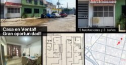 🏡 Casa en venta de 209 mt2 construidos!!! Céntrica, en Calle Natividad Arias, casi esq. Noe de la Flor, Col. 18 Marzo, Vhsa., Tab. por $1,495,000!!