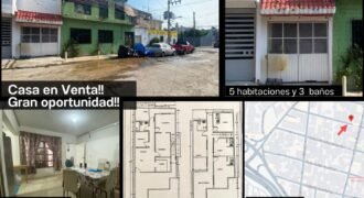 🏡 Casa en venta de 209 mt2 construidos!!! Céntrica, en Calle Natividad Arias, casi esq. Noe de la Flor, Col. 18 Marzo, Vhsa., Tab. por $1,495,000!!