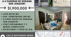🏡 Casa en venta de 209 mt2 construidos!!! Céntrica, en Calle Natividad Arias, casi esq. Noe de la Flor, Col. 18 Marzo, Vhsa., Tab. por $1,900,000!!