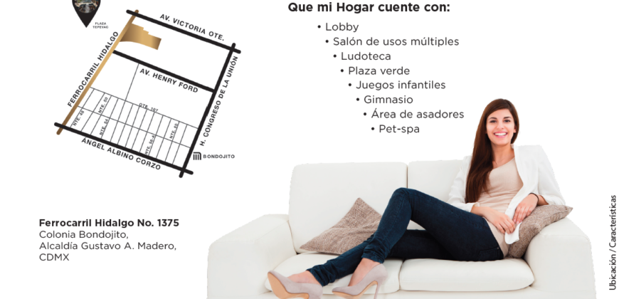 VENTA DEPARTAMENTO BONDOJITO GUSTAVO A MADERO