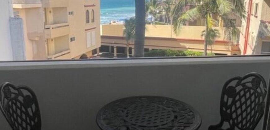 DEPTO A PIE DE PLAYA AMUEBLADO Y EQUPADO CON 2 ALBERCAS EN EL AREA DE CERRITOS