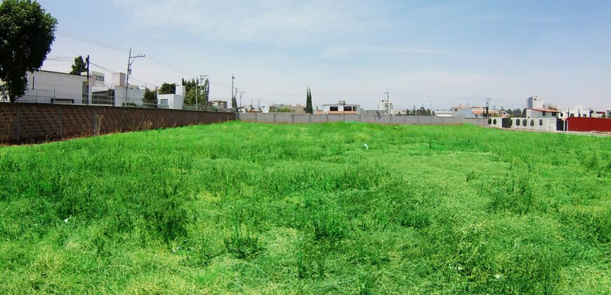 Terrenos en Venta Fracc Santa Cruz Guadalupe por Recta a Cholula, Puebla