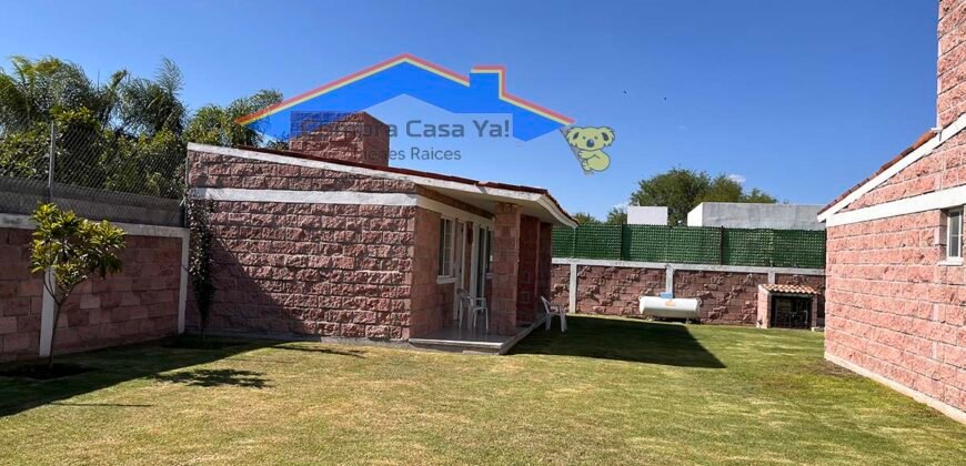 Casa con bungalow en venta en haciendas de Tequisquiapan