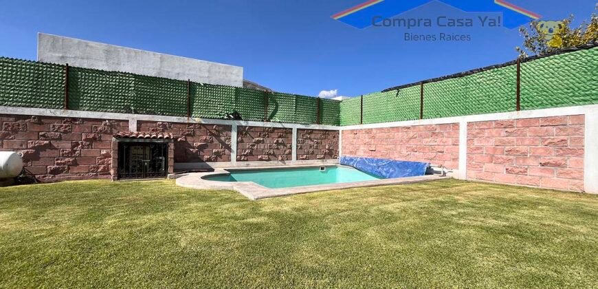 Casa con bungalow en venta en haciendas de Tequisquiapan