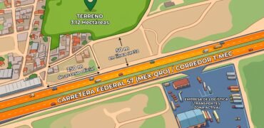 Venta de Terreno y Reserva Territorial (3.12 HA) con Derechos de Agua | Corredor Industrial Carretera 57 (Mex – Qro), La Palma, Pedro Escobedo, Querétaro.